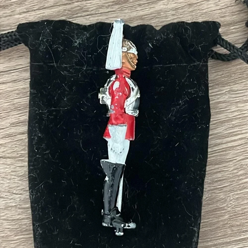 Vintage 1973 Britains Metal Toy Soldier Guard Figure Hand Painted No Base 2.25